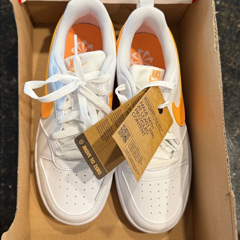 Nike Court Borough Low Recraft (GS) 5.5Y/7W - Picture 2 of 5